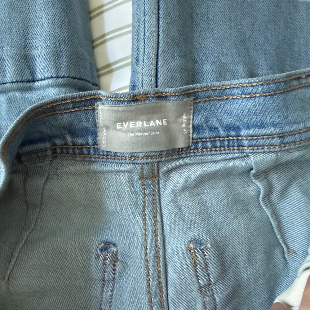 Everlane High Rise Wide Leg Mariner Jean - Picture 4 of 5